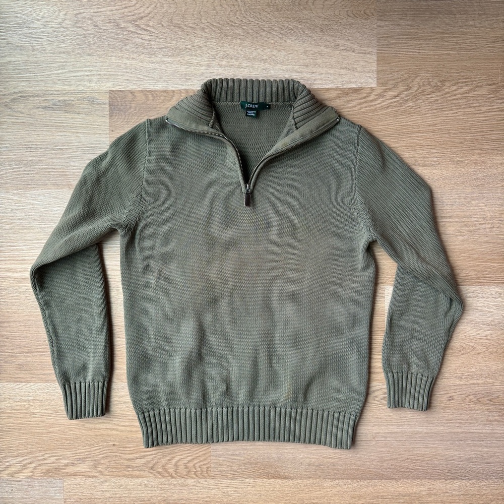J. Crew Quarter Zip Sweater